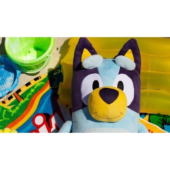Bluey 18" Stuffed Animal - Playtime & Naptime Companion, Jumbo Size, Soft Deluxe - Picture 8 of 16